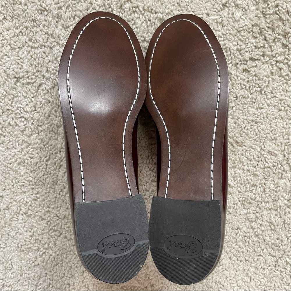 PREPPY Women's GH BASS Weejuns CORDOVAN Leather CLASSIC Penny LOAFERS Shoes 11AA - Picture 5 of 7
